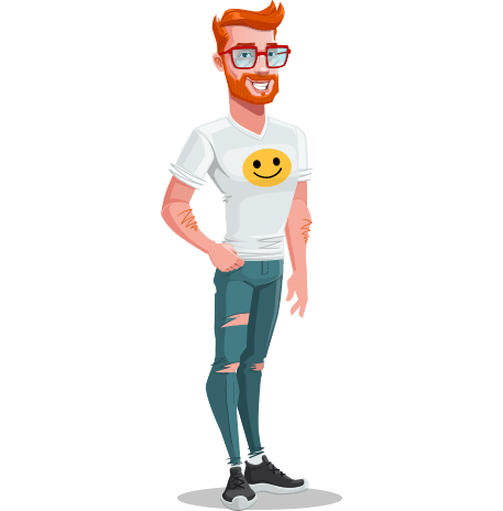 Modern Style Casual Man Puppet